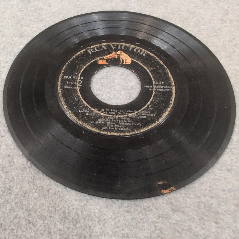 Elvis Presley Jailhouse Rock 45 EP RCA Victor EPA-4114 1957 Vinyl Record - Picture 3 of 4